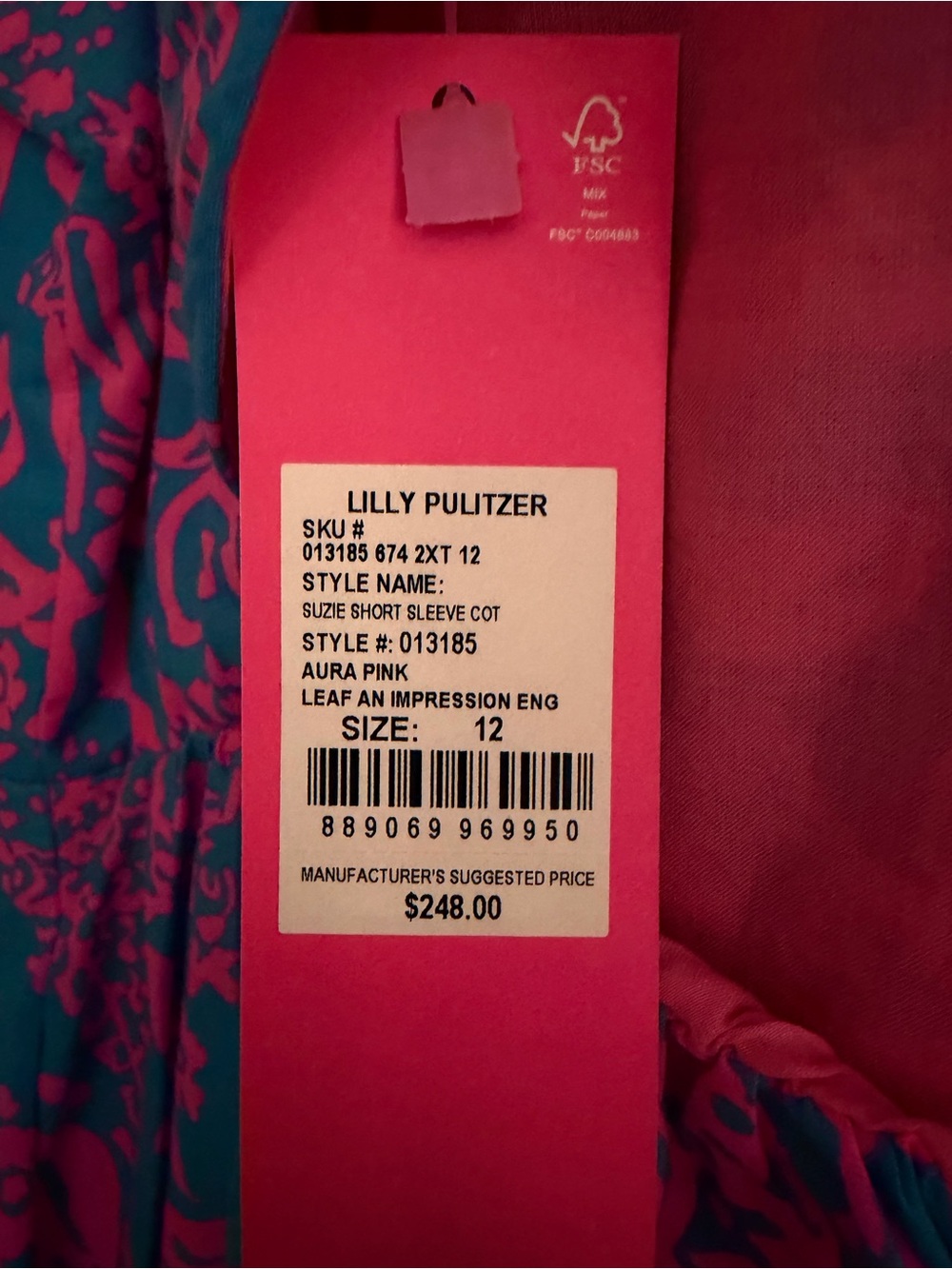 Lilly Pulitzer NWT size 12 Suzie Dress - Picture 2 of 5